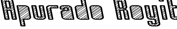 Apurado Royitto St font preview